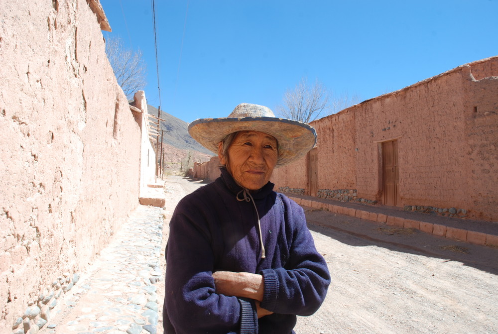 Frau in La Poma Argentinien