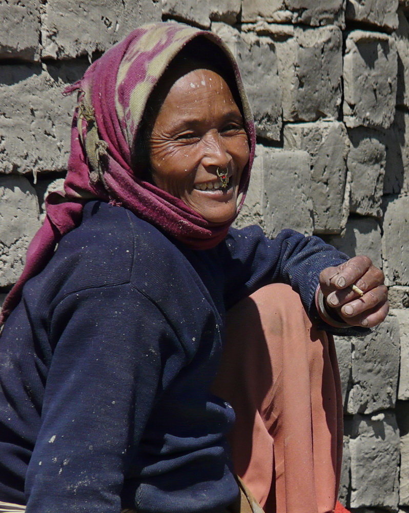 Frau in Ladakh 2