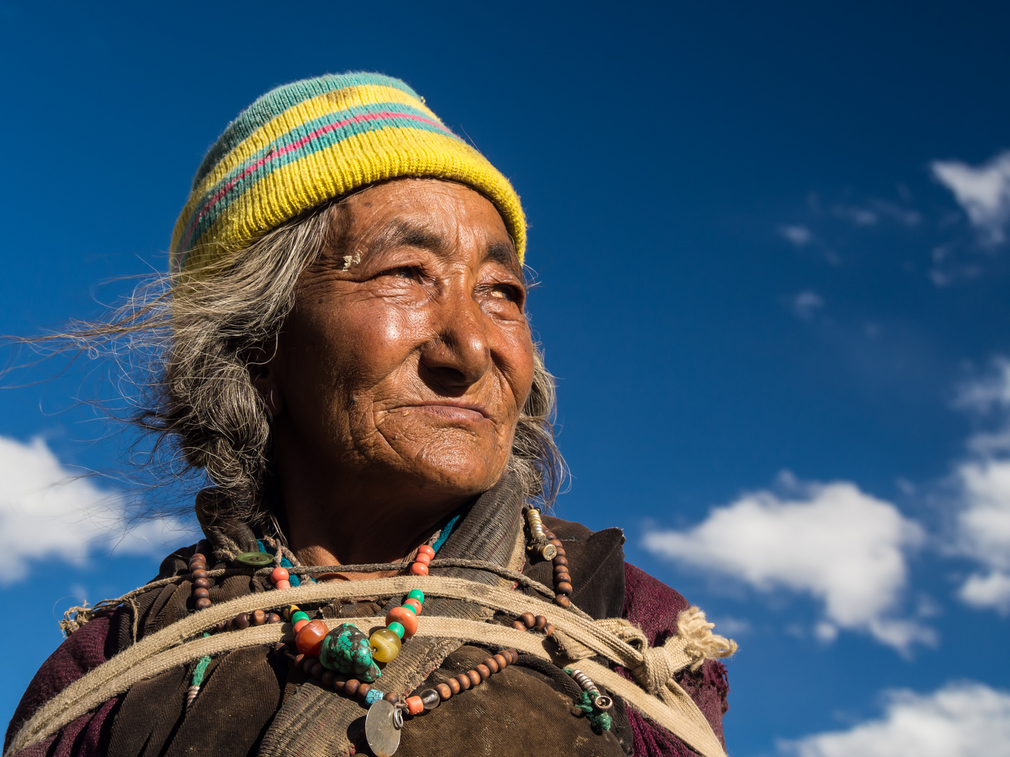 Frau in Ladakh