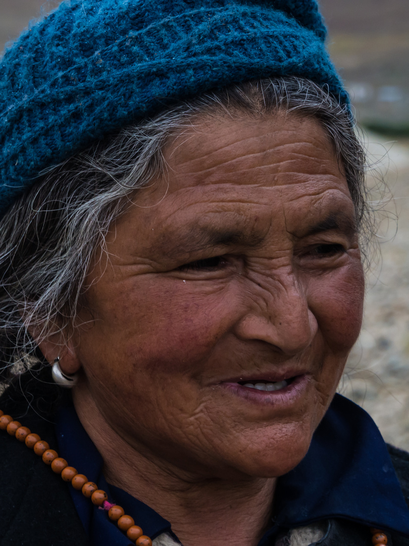 Frau in Ladakh