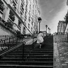 Frau in Montmartre