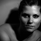 Frau - Kontrast - S/W - Close Up - Portrait