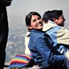 Frau lacht Mexiko M-17Dia