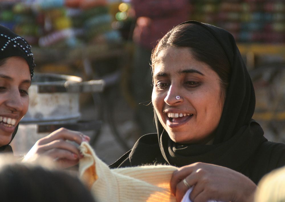 Frau Markt India street Rajasthan