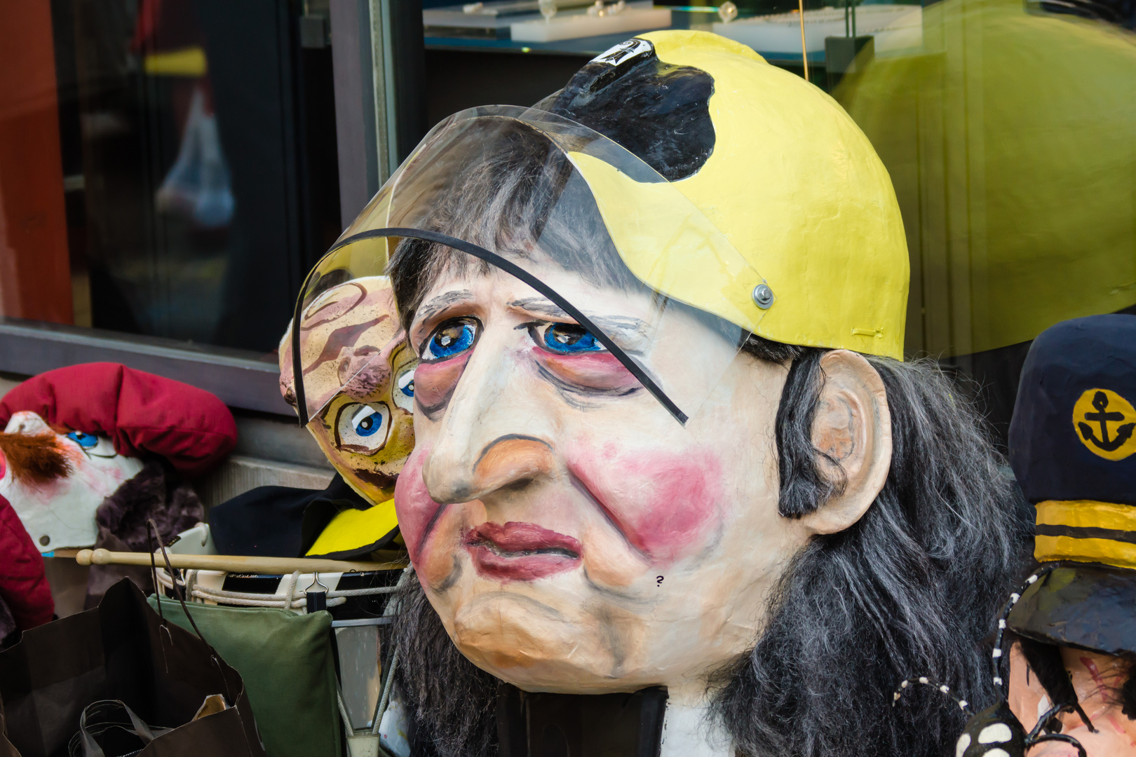 Frau Merkel an der Basler Fasnacht