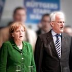 Frau Merkel und Herr Rüttgers - NRW-Landtagswahl 2010