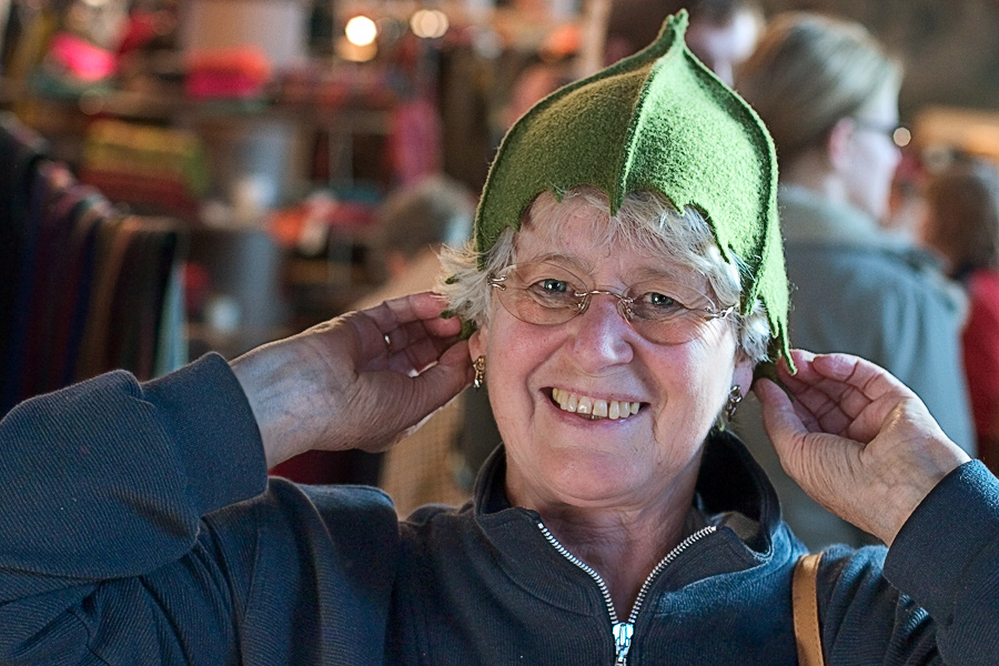 Frau Nachbarin in unserem Kaufhaus