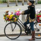 Frau und Hund (14) und Fahrrad