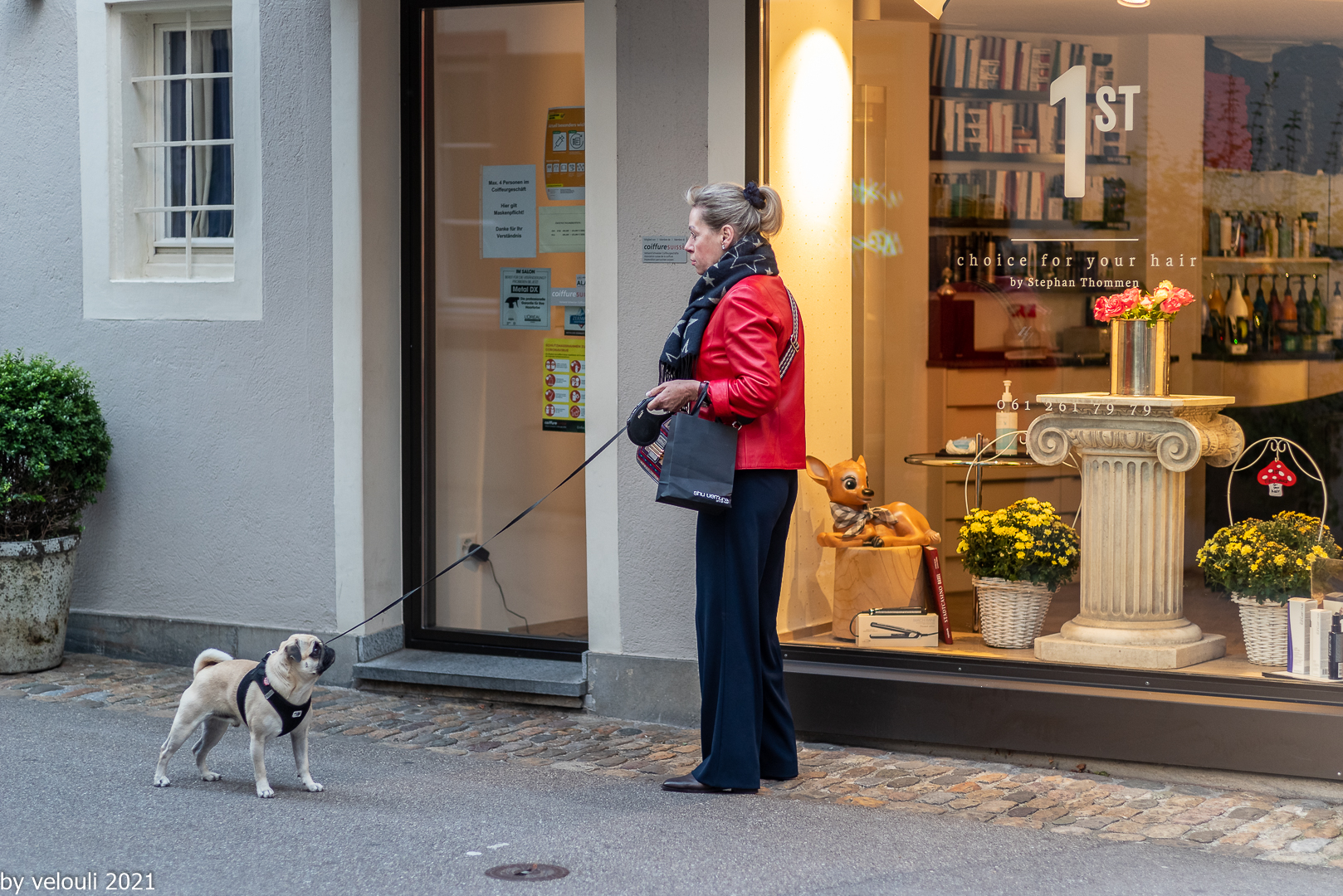 Frau und Hund 46