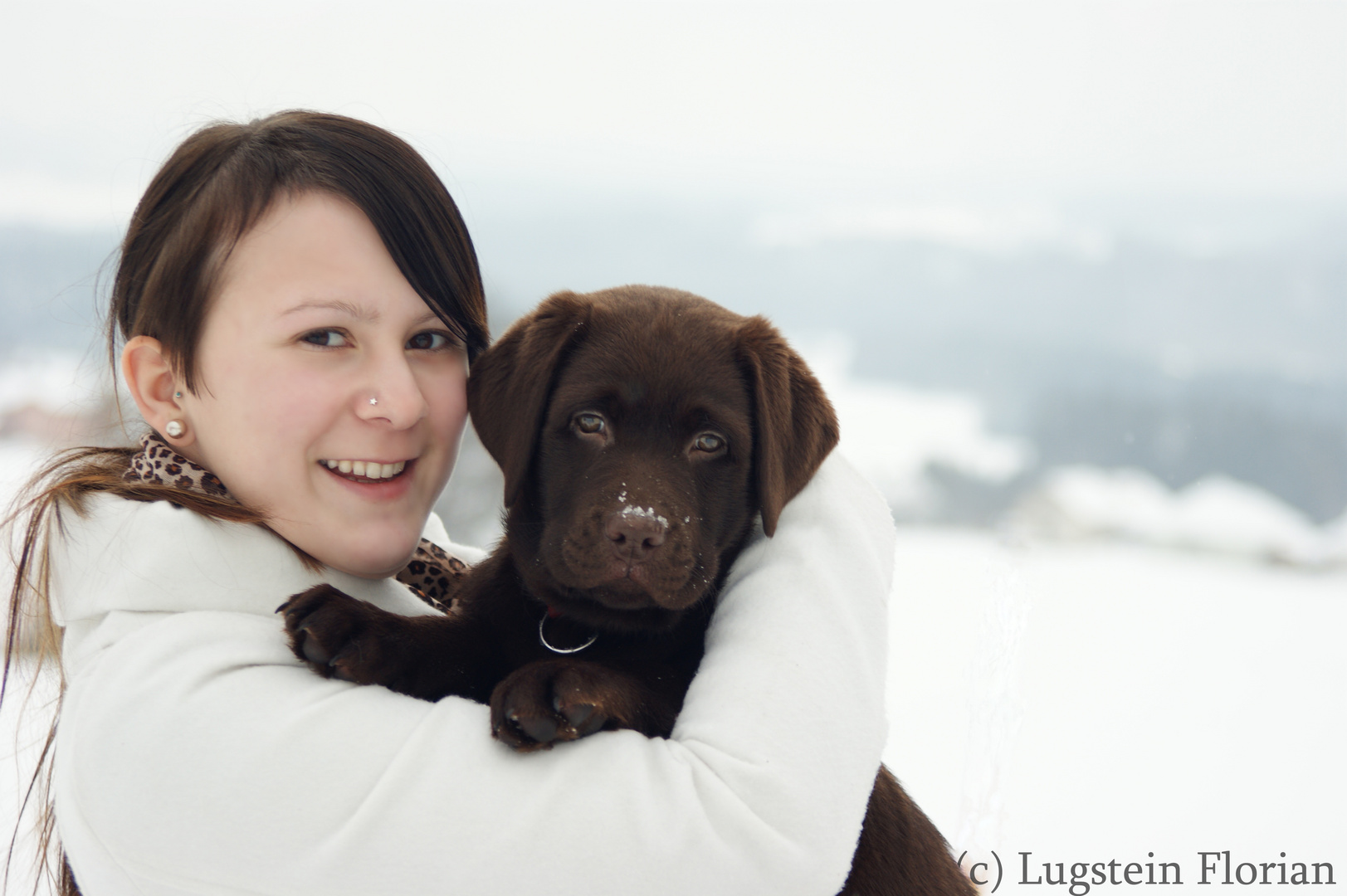 Frauchen und "Nachwuchs"