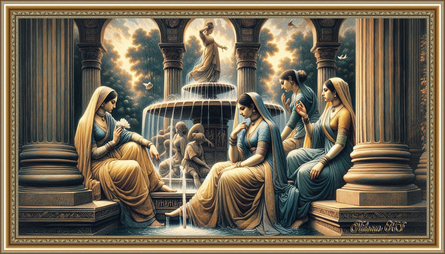 Frauen am Brunnen 