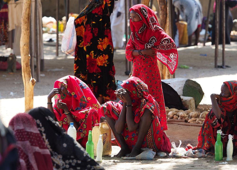 Frauen auf dem Markt