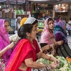 Frauen auf dem Markt in Jodhpur