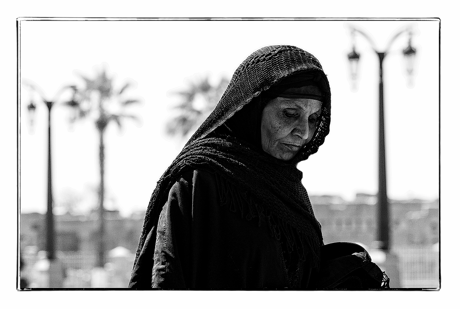 Frauen in Ägypten Foto & Bild dokumentation, outdoor, sw Bilder auf