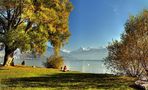 Frauen und Kinder am Thunersee von Juan