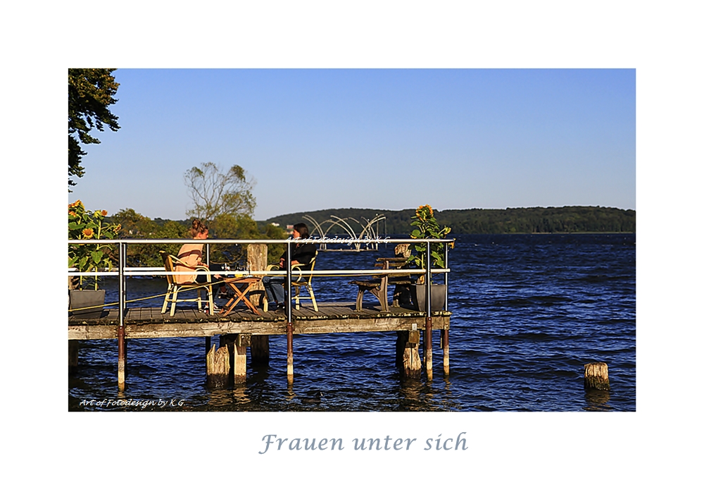 Frauen unter sich in der Abendsonne....