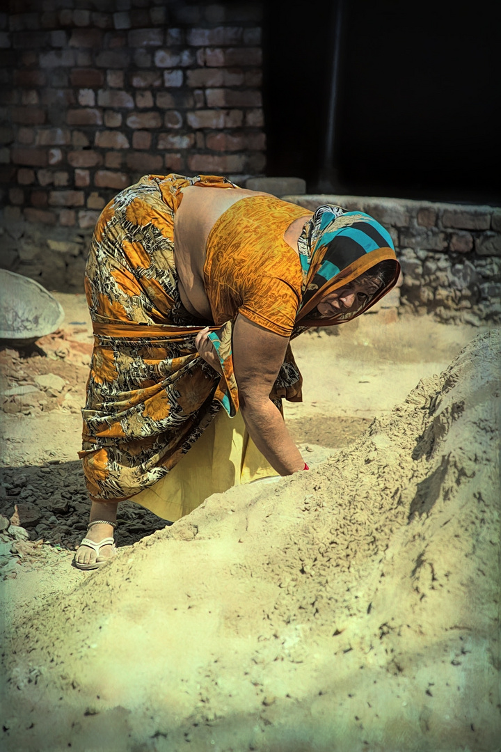 Frauenarbeit in Indien