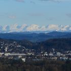 Frauenfeld, die Stadt vor den Bergen