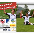 Frauenfussball-Werbeplakat