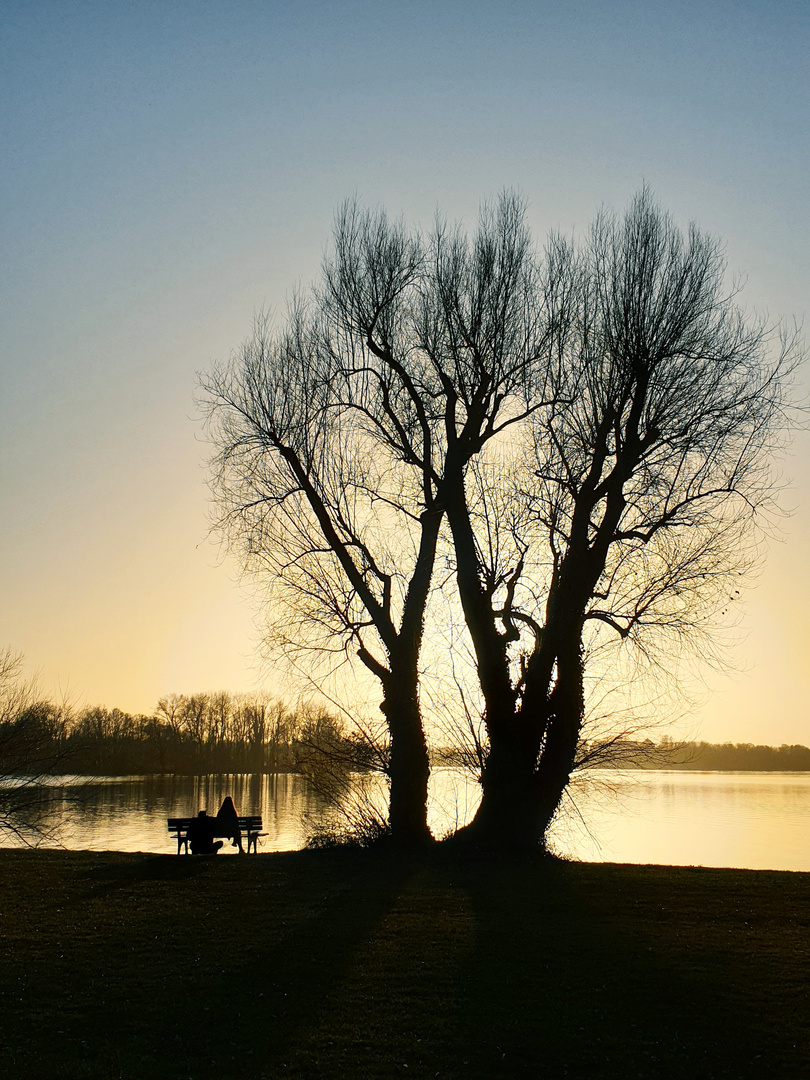 Fraueninsel im Sonnenuntergang 