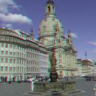 Frauenkirche Dresden 3 - D Anaglyphe