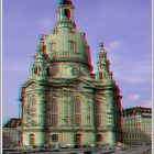 Frauenkirche Dresden [3D Farbanaglyphe]