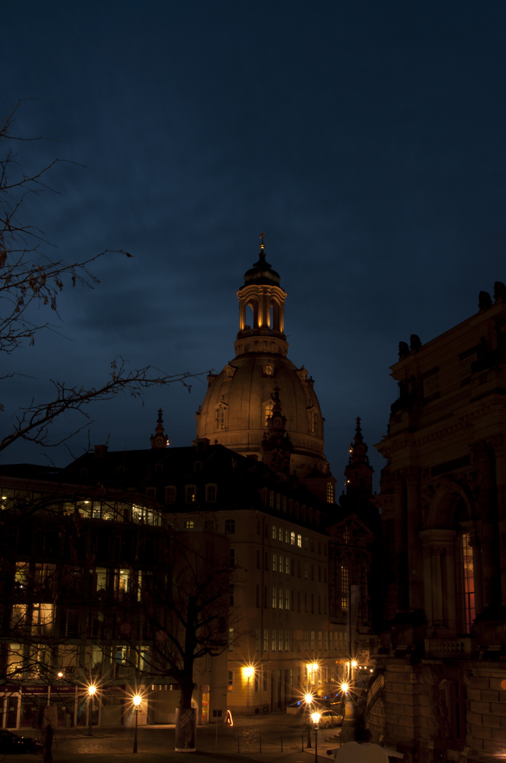 Frauenkirche Dresden bei Nacht Teil 3!