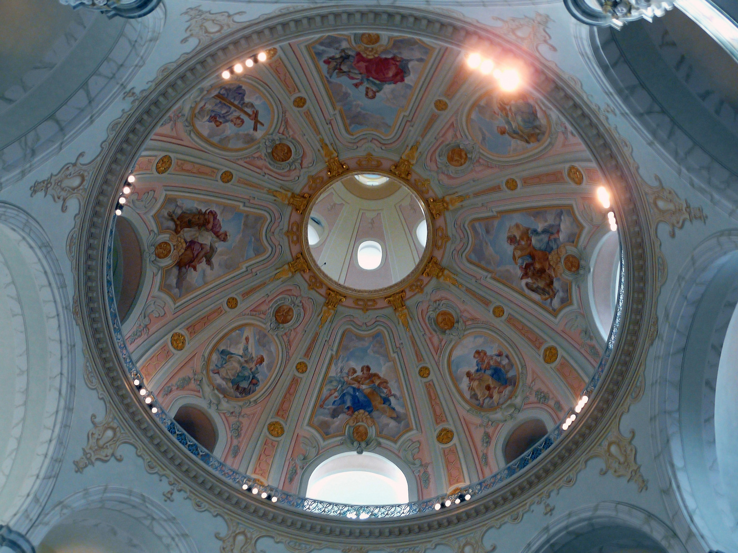 Frauenkirche Dresden, Blick in die Kuppel