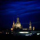 Frauenkirche Dresden in der Blauen Stunde