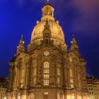 Frauenkirche Dresden in der blauen Stunde