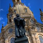 Frauenkirche Dresden mit Lutherdenkmal