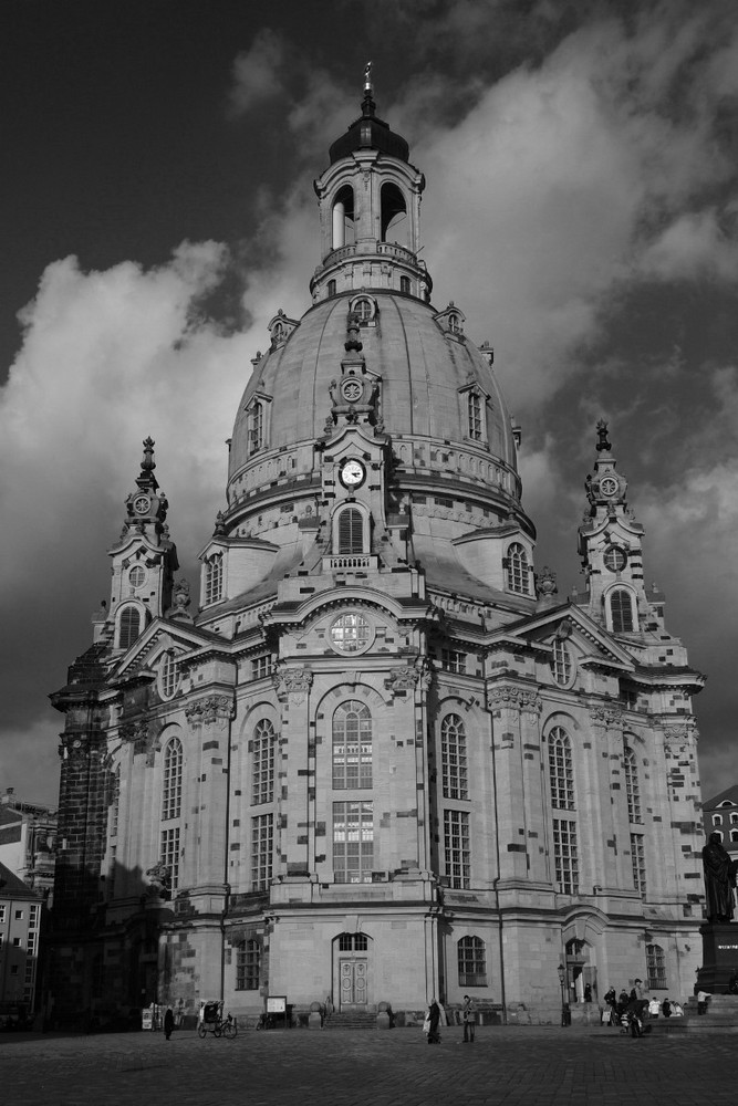 Frauenkirche Dresden s/w