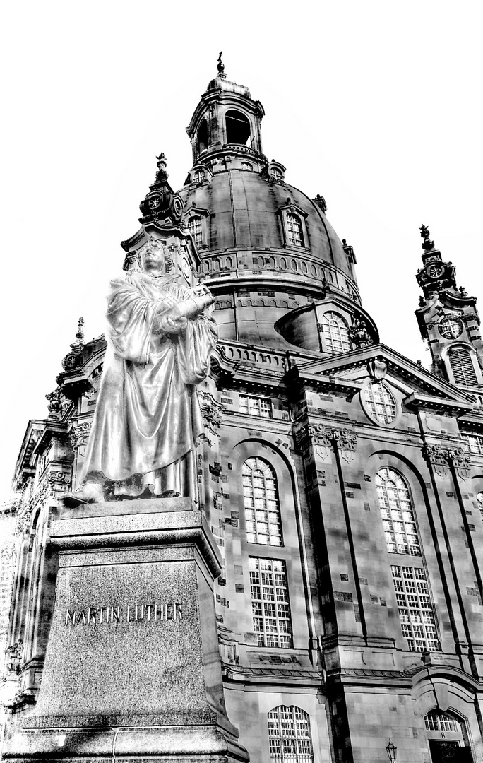 Frauenkirche Dresden S/W