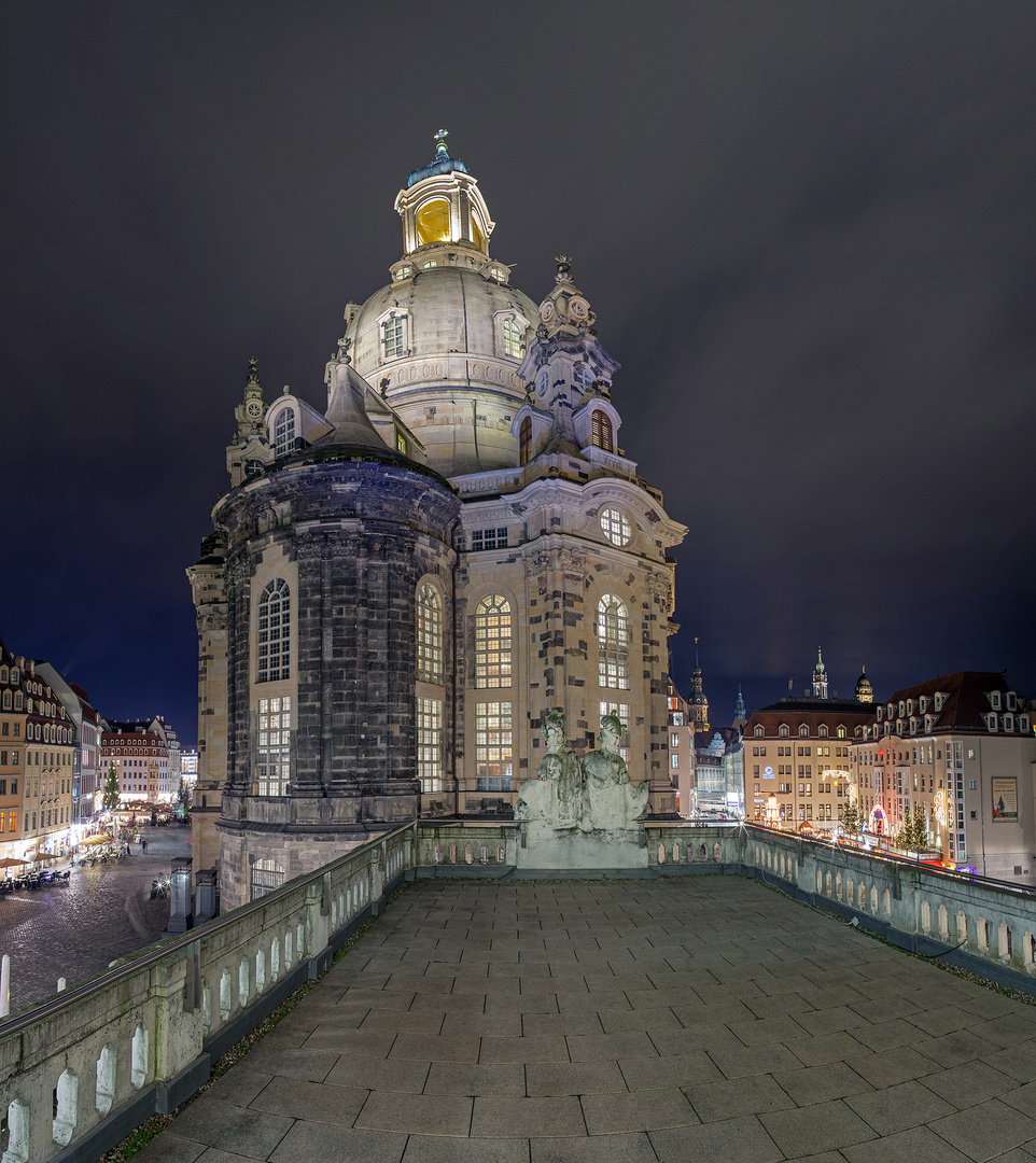 Frauenkirche einmal aus anderem Blickwinkel