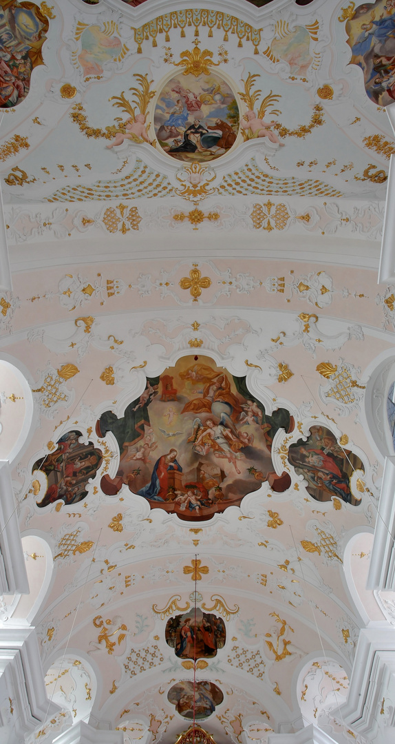 Frauenkirche Günzburg Deckenfresko Chorraum