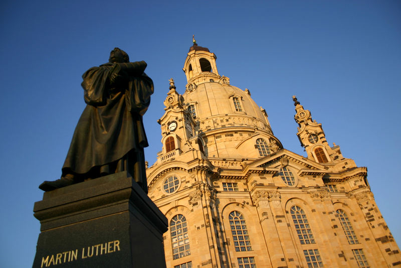 Frauenkirche im Abendlicht