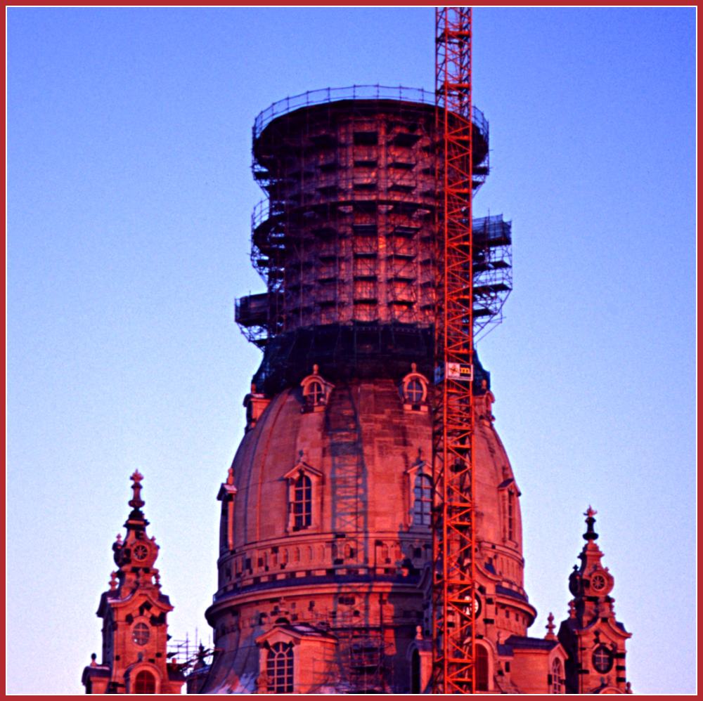 Frauenkirche im Abendlicht