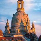 Frauenkirche im Abendrot