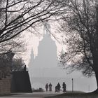 Frauenkirche im Hochnebel