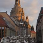 Frauenkirche im Jahre 2021 und 1945 man darf es nie vergessen