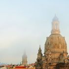 Frauenkirche im Morgennebel