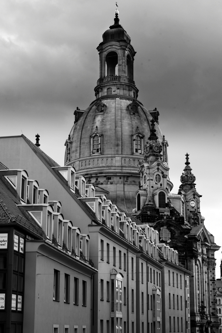 Frauenkirche im stillen Blickwinkel