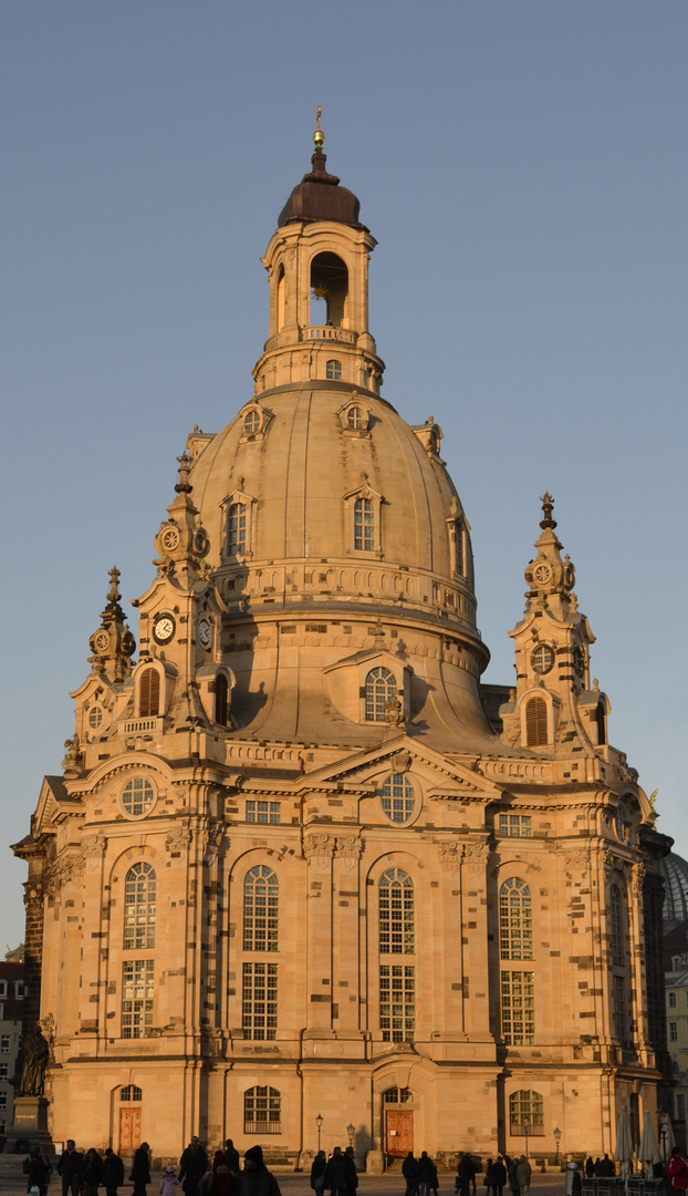 Frauenkirche in der Abendsonne