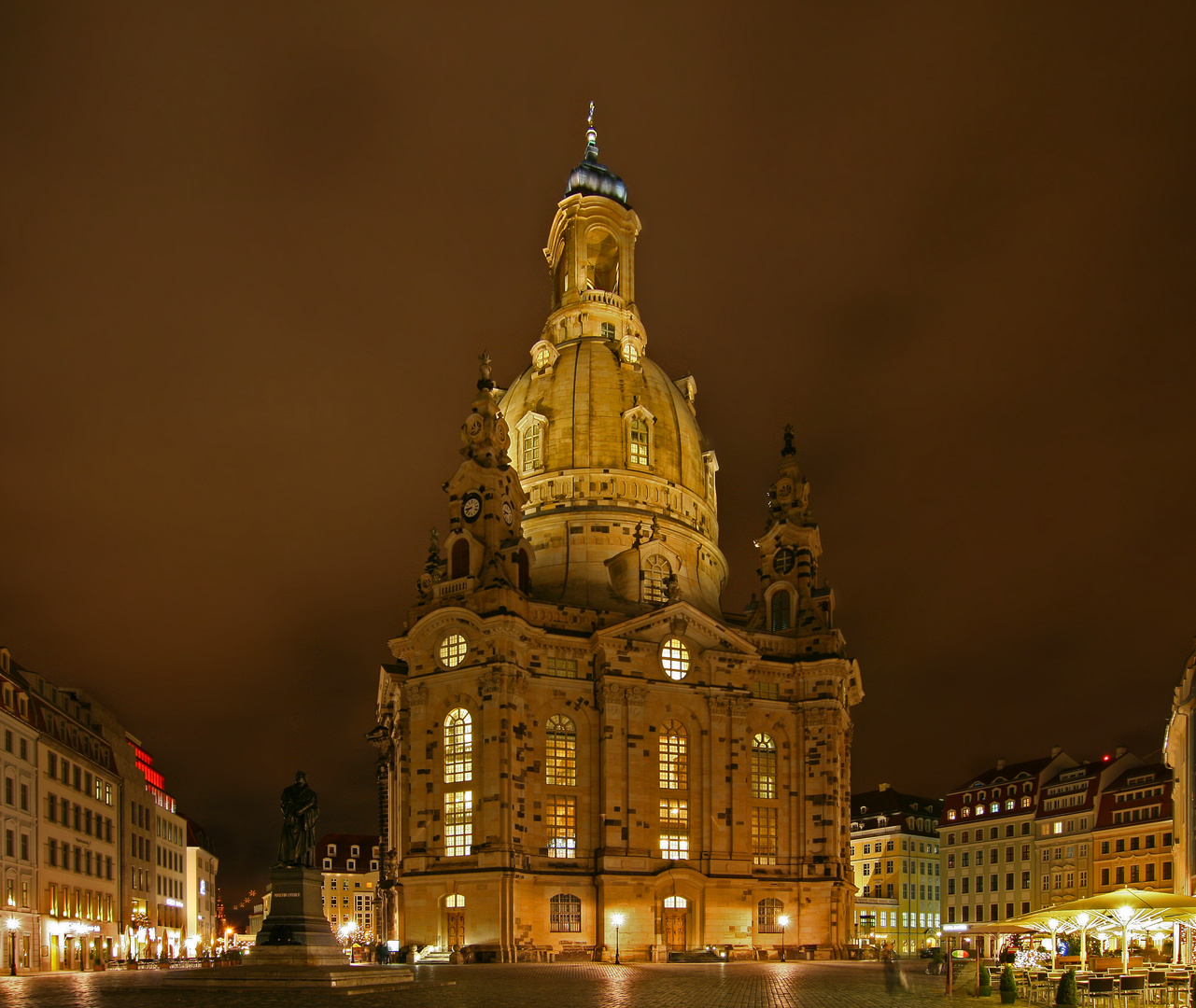 Frauenkirche in Lichterstimmung