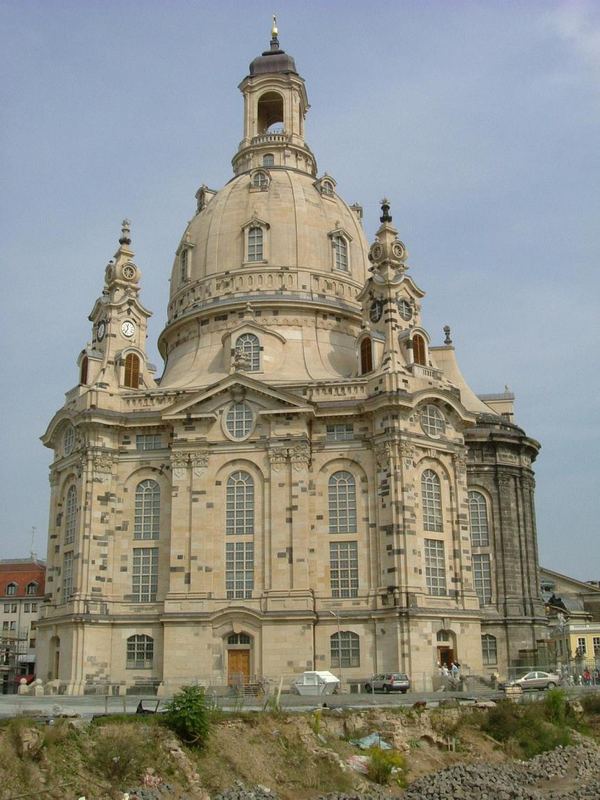 Frauenkirche kurz vor der Wiedereröffnung