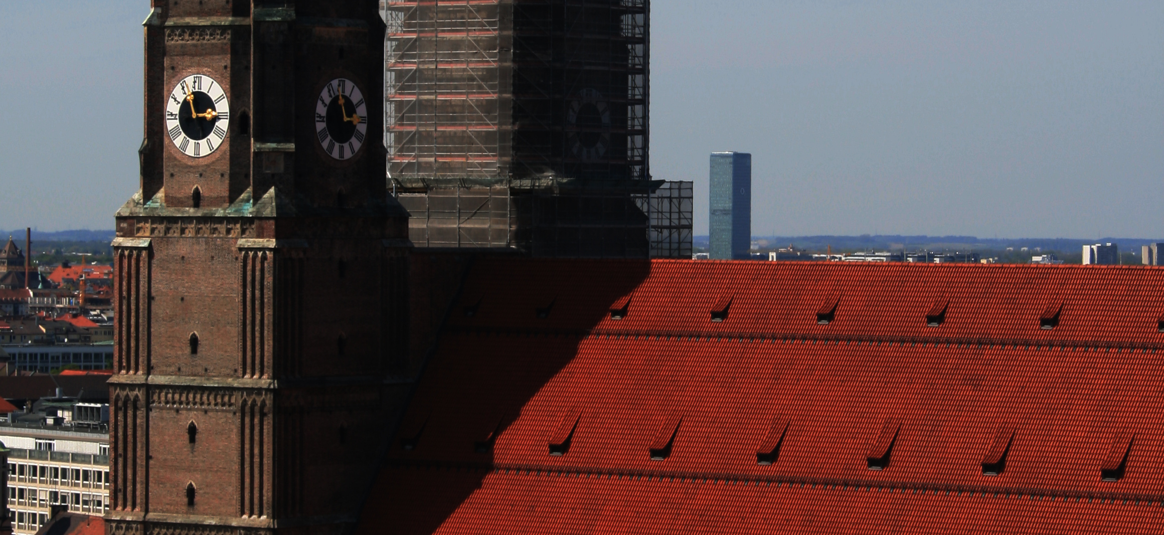 Frauenkirche mit Gerüst