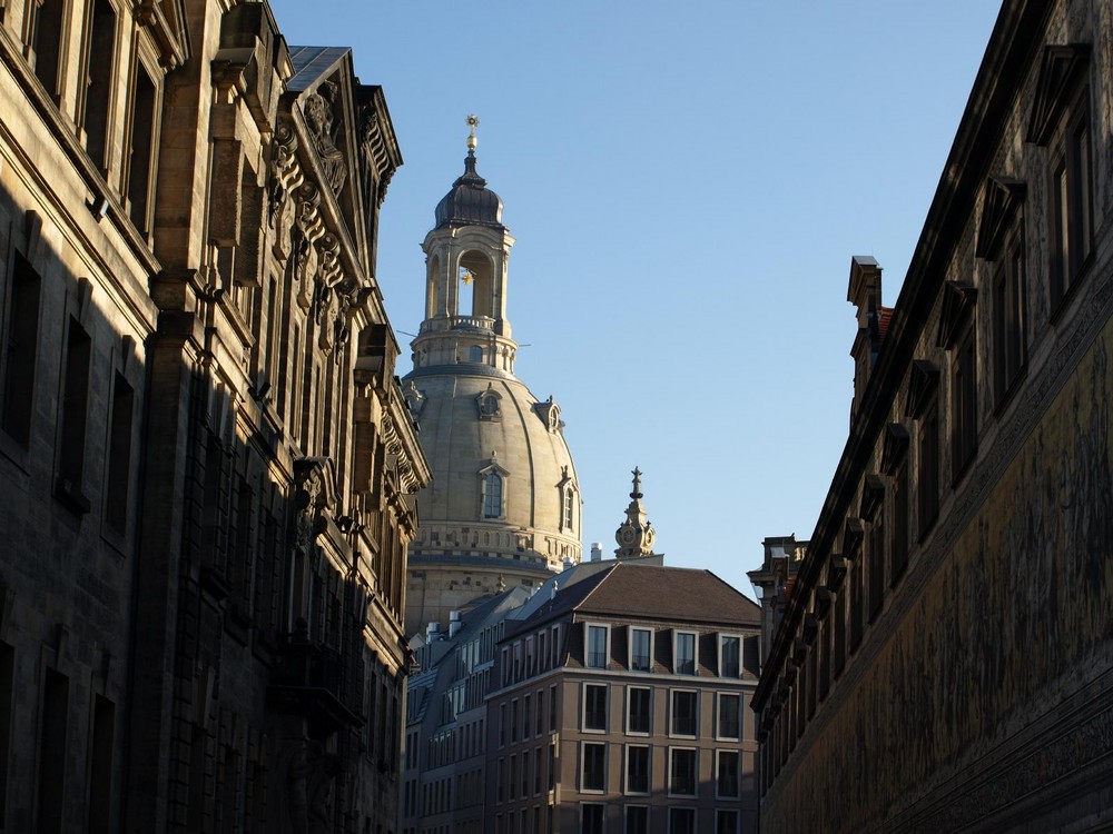 Frauenkirche, Quartier F und Fürstenzug zu Dresden