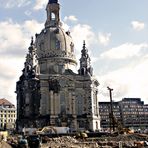 Frauenkirche Sept. 2004, es geht voran...