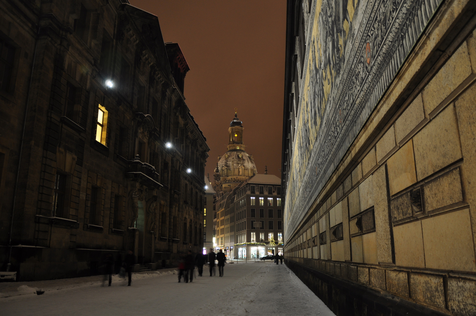 Frauenkirche und Fürstenzug