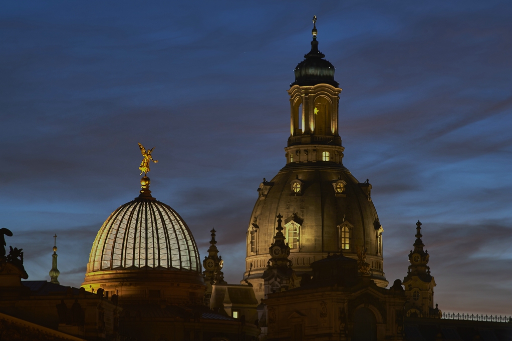 Frauenkirche und Kunstakademie, Dresden